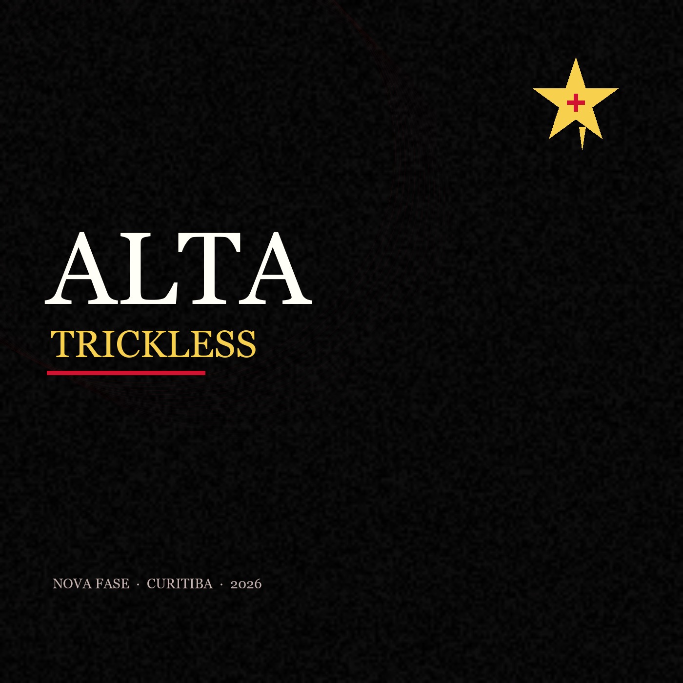 Capa quadrada da LP ALTA.